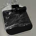 FUZADEL Mouse Platform Clamp On Under Desk Adjustable Mouse Tray Mount Swivel Desktop Shelf Wrist Rest Rotating 360 Degree, Black