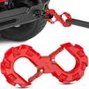 Nilight Quick Release S-Tow Shackle Hook  Heavy Duty Off-Road Recovery Hook, Fits Winch Rope & Recovery Strap, 11,000 LBS Working Load, for Jeep, SUV, ATV, Trailers, Forged Steel, Red