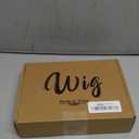 TESS 7 Pcs Old Lady Wig Costume Set, 100 Days of School Grandma Gray Hair Wig Cap Glasses Chain Pearl Bead Necklace for Cosplay Costume, Silver, Coily, 10 Inches (One Size)