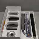 All-in-One Air Styler - Auto Curl, Straighten, Volumize, Dry - 160000 RPM High-Speed for Faster Styling - Reduces Heat Damage & Frizz Hair Styling Irons - Ionic Blow Dryer Brush for All Types (Nickel)