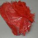 Maitys 90 Pcs Large Natural Ostrich Feathers Bulk 14-16 Inch (35-40cm) 12-14 Inch (30-35cm) 10-12 (25-30cm) Ostrich Feathers Plumes for Centerpieces Wedding (Red)