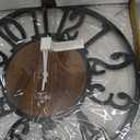 Vintage Large Silent Battery Operated Analog Clocks for Wall Decor, 20 IN
