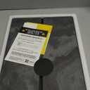 Large Black Stone Dish Drying Mat - Foldable & Water Absorbing Dish Drying Mat with Cleaning Tools, Anti-Slip, Stain Resistant, Easy-Clean, Kitchen Drying Mat and Highly Absorbent Bath Mat 24" x 16"