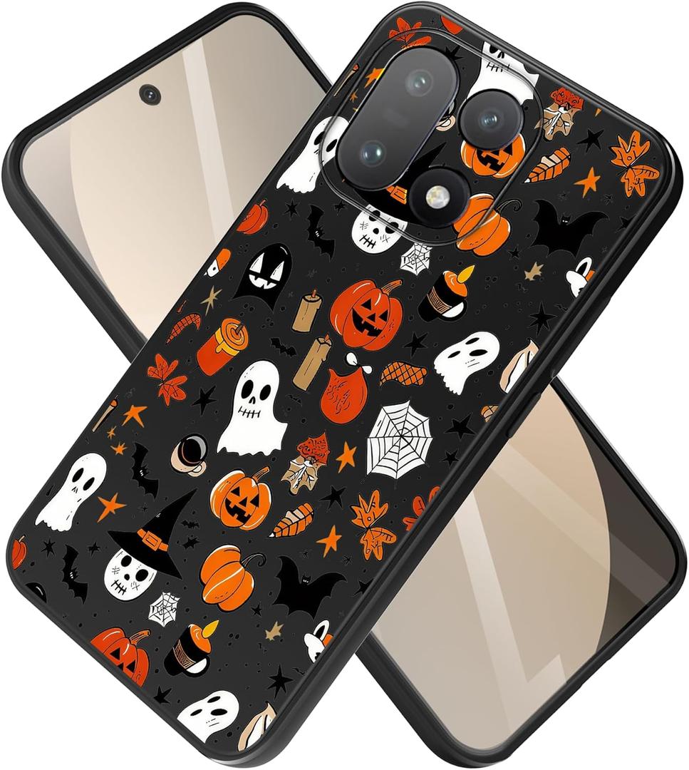 for OnePlus 15 Case 5G Phone Minimalist Slim TPU Flexible Protective Cover Ultra-Thin Silicone Cute Protective Case (Halloween Cartoon)