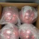 Hollowfly 8 Pcs Large Christmas Ball Ornaments 8 Inch UV Resistant and Waterproof Shatterproof Ball Outdoor Shiny Big Christmas Tree Hanging Ornaments Decorations for Indoor Outdoor(Red)