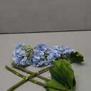 Yastouay 3 Pcs Real Touch Hydrangea Artificial Flowers, 21" Blue Full Faux Hydrangea Flowers Latex Fake Flowers for Home Decor Party Floral Arrangements Wedding Bouquets Centerpieces Outdoor Decor