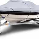 Budge Waterproof V-Hull Runabout Boat Cover, Fits 20-22 ft Boats