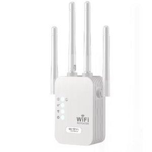 WiFi Extender Signal Booster - Dual Band 5.0G&2.4G, Covers 12880 Sq.Ft, Supports 105 Devices, 1-Tap Setup with Ethernet Port for Faster Speed