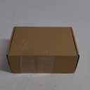 Crystal Glass Door Knobs Interior, Modern Bathroom Bedroom Door Knobs with Lock Privacy Function, Satin Nickel