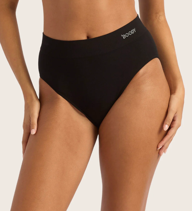 Black Bamboo Full Briefs for Women by Boody, M