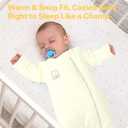 Premium Cotton Baby Sleep Sacks with Legs Winter 3-6 Months 2.5 Tog, Ultra Soft Wearable Blanket Sleeping Bag Sack Easy Diaper Changing Transition Sleep Sacks Unisex Newborn Infant Babies Girls Boys
