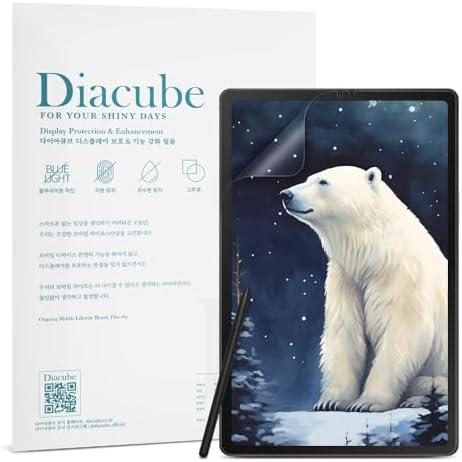 DIACUBE [2 Pack] Paperfeel Screen Protector For Samsung Galaxy Tab S9 / Tab S8 / Tab S7 11 Inch, Anti-Glare Matte PET Film for Drawing and Writing Like on Paper, High Touch Sensitivity, Easy Installation