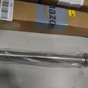 Ivilon Tension Curtain Rod - Spring Tension Rod for Windows or Shower, 36 to 54 Inch. Brushed Nickel