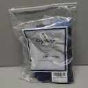 Keyocean Men's Cotton Nightgown Soft Lightweight Long Sleeve Sleepshirt Crew Neck & Pockets Comfortable Lounge Nightwear, M