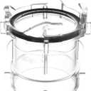 3.5" RV Clear Sewer Hose Adapter Sewer Hose Extender Compatible with Most Brands of Bayonet/Lug Adapter Polycarbonate Made UV-Resistant(1Pack) Clear(8044)