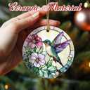 Hummingbird Christmas Ornament Christmas Tree Ornament & Holiday Decor, Perfect Holiday & Xmas Gift for Hummingbird Lovers & Mom, Gift Ideas