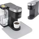 Silicone Coffee Mat for Keurig K-Supreme Coffee Maker, Coffee Bar Accessory for Countertop, Espresso Machine Accessories, Splash-proof Design, Dishwasher Safe