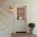 Copper Porch Lights Oil Rubbed Brass Outdoor Wall Lights 13.4in Exterior Lantern Light Fixture Waterproof Outside Wall Mount Sconce Lamp for Patio Garage Entryway Balcony