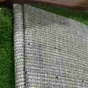 LOOBANI Artificial Grass Rug Indoor Outdoor, Realistic Synthetic Grass with Drainage Holes, Artificial Grass Turf for Balcony Garden Landscape Decoration, 5 Feet x 8 Feet
