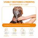 Keratin Hair Mask for Damaged Hair, Hydrating & Repairing Keratin Hair Treatment, Natural Deep Conditioning Smooth Hair Mask 250g for Dry Hair