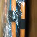 ATIVAFIT 36-Inch Toddler Trampoline with Foam Handle, Foldable Indoor Outdoor Mini Rebounder for Kids Ages 26 (Orange and Blue)