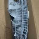 Comfort Zone 16-Inch Wall Mount Fan, Oscillating Indoor Fan with 3 Speed Settings, Adjustable 60 Tilt Head, Quiet Motor, Pull-Chain Control, Metal Grille Fan for Home, Office & Greenhouse