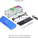 VisionGlobal Blue Light Blocking Glasses for Women/Men, Anti Eyestrain, Computer Reading, TV Glasses, Stylish Oval Frame, Anti Glare (Gray, +3.75 Magnification) (05_days_gray)