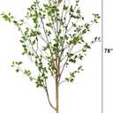 Nearly Natural 6.5ft Minimalist Artificial Citrus Tree with Bendable Branches for Indoor Home Decor, Faux Greenery Plant in Nursery Planter