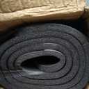 CAP Barbell 1/2-Inch High Density Exercise Yoga Mat with Strap | Black