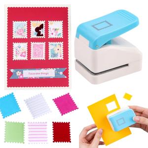 0.9x1.1inch Postage Stamp Embossing Punch; Punches Score Tools for Scrapbooking Journaling Paper Craft DIY Card Making Paper Crafting Scrapbooking DIY Card Making Arts Crafts Supplies