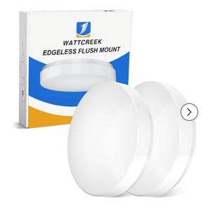 WATTCREEK LED Ceiling Light - 24W Flush Mount Ceiling Light - 12 inch 5 Color Temperatures Adjustable Round Ceiling Light Fixture for Hallway, Kitchen, Bathroom, Living Room by ETL (1 pack)