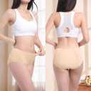 Carer Incontinence Underwear for Women Washable 150ml High Absorbent Leak Proof Underwear for Women Bladder Leak Womens Incontinence Panties 2 Pack Beige L