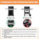 Grill Replacement Parts 7636 Flavorizer Bars 69787 Burners 7638 Grates for Weber Spirit and Spirit II 300 E-310 S-310 E-320 S-320 E-330 S-330 ii E-310 ii 330 Flavor Bars Burner Spirit 2 GS4 Parts