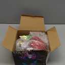 Solar Lights Outdoor Garden Decor, Solar Wind Spinner Yard Decorations for Outside, Lotus Windmill Pathway Lights with LED Cracked Crystal Ball Waterproof Flower Sculpture for Patio Lawn Garden Gifts, Purple