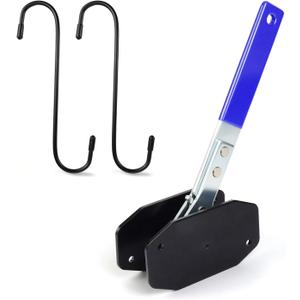 Brake Caliper Compression Tool, Caliper Piston Compressor Tool with 360 Rotating Ratchet, 2 Brake Caliper Hooks, Professional Brake Caliper Tool for Car Disc Brake Repair