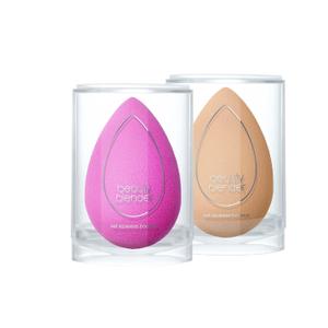 Beautyblender | Original Pink + Nude Beauty Blender 1-Piece Bundle for Blending Foundations, Powders, and Creams, Super-Soft Foam for Streak-Free Application, Made in the USA, Reusable, Washable