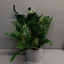 Fake Fern Potted Plant Artificial Boston Ferns in Pot 35 Leaves for Outdoors & Indoor Faux Fern Bush Plant 20inch for Patio Garden Farmhouse Windowsill Office Living Room Decoration Home Decor (Large)