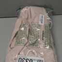 OVZME Zora 84 Inch Shower Curtain Set with 12 Plastic Hooks, Plain Fabric Shower Curtain for Bathroom - Extra Long Shower Curtain, Water Resistance, Machine Washable Soft Cloth, 72WX84L, Blush Pink