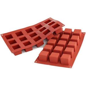 Silikomart SF105 Silicone Flex Mini Cube (15 Count)
