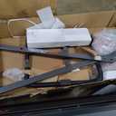 Sunny Health & Fitness Walking Pad Treadmill with Handle, Manual Compact Foldable Design Walking Running Non-Slip Surface Treadmill with Fixed Incline, LCD Monitor, Bluetooth Optional