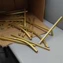 Gold Metal Arch Backdrop Stand 2 Set 7.2FT, 6FT Wedding Arch Stand Arched Door Frame for Birthday Party Baby Shower Ceremony Indoor Outdoor Celebration Decor (7.2FT, 6FT)