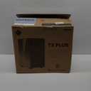 Large Woven Fabric Basket Tan and White 20"