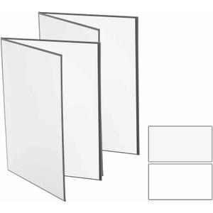 2Pcs 17"x11" Light Reflector 2 in 1 Photography Reflector Cardboards, Foldable & Stable for Still Life Product Food Photo Shooting, Self-Standing, White