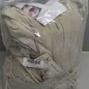 H.VERSAILTEX Sofa Cover 3 Piece T Cushion Loveseat Slipcovers Thick Velvet Couch Cover Stretch T Cushion Sofa Covers for 2 Cushion Couch with 2 Individual T Cushion Covers, French Oak