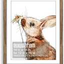 Rustic Walnut 14x18 Frame - Single Frame, 14 x 18 Poster Frame with Mat for 12x16, Picture Frames for Artwork, Puzzles, Photos and Movie Posters, Perfect Christmas Frame