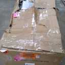 Stainless Steel Utility Sink with Retractable Hot & Cold Faucet, 47.2" Free Standing Single Bowl Sink with Drainboard for Kitchen, Laundry Room, Garage, Farmhouse (Silver)