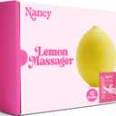 Hello Nancy Lemon Personal Massager for Women, Handheld Air Pulse Massager with 12 Intensities, Discreet Rechargeable Wellness Device