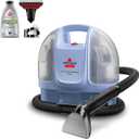 BISSELL Little Green Mini Portable Carpet and Upholstery Deep Cleaner, Car/Auto Detailer, with HydroRinse Self-Cleaning Tool and 4" Tough Stain Tool, Limited Edition Color Lake, 4075F