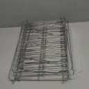 Simple Houseware Stackable Can Organizer Rack for Pantry/Cabinet  11.5" D x 17" W x 13.75" H, Holds 36 Cans, 3-Tier Can Food Storage Dispenser, Chrome