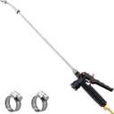 Universal Sprayer Wand, 29 Inches, Stainless Steel, Shut Off Valve (3/8" Barb)